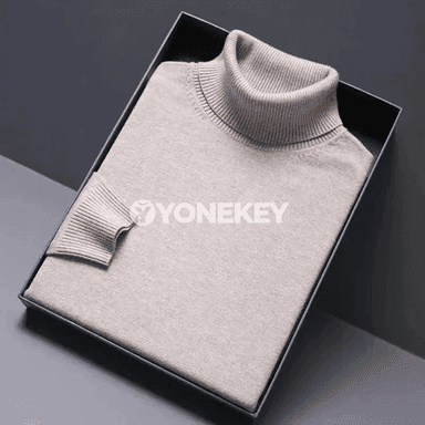 Erkekler üçin ýyly turtlenek switer, ýeňil we rahat gündelik model