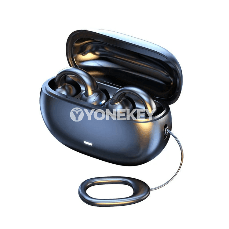 Bluetooth TWS simsiz gulaklyklar, mikrofonly, klipli görnüş