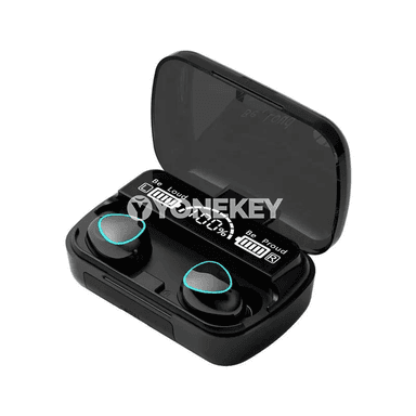 Bluetooth M10 simsiz gulaklyk, LED displeýli, güýçli sesli