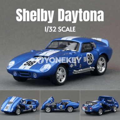 Shelby Daytona 1:32 metal model awtoulag, sesli we ýagtylykly oýunjak