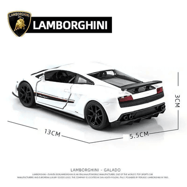 Lamborghini super sport 1:36 metal model awtoulag, çekmeli, çagalar üçin
