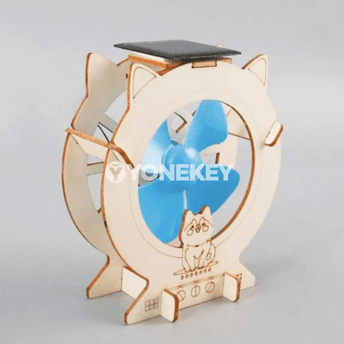 Gün energiýasy bilen işleýän çagalar üçin DIY fan model oýnawaçlary