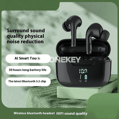 Ariettie HIFI ENC simsiz Bluetooth gulaklyklar, güýçli ses displeýli