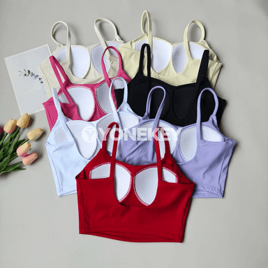 Zenanlar üçin dem alýan sport bra, padly, ýokary amatly