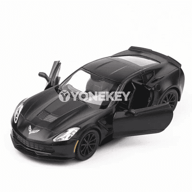 1:36 Chevrolet Corvette Grand Sport C7 metal modeli, kolleksiýa üçin
