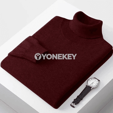Erkekler üçin güýz-gyş boýunly ýyly örme switer