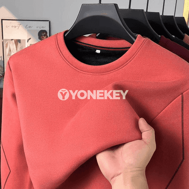 Erkekler üçin gündelik uzyn ýeňli giň kesimli sweatshirt