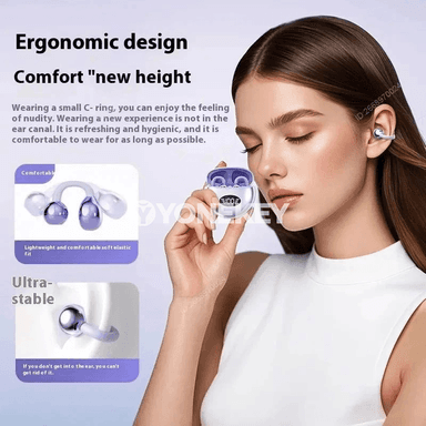 Bluetooth simsiz nauşnik Q71, LED görkeziji, mikrofonly