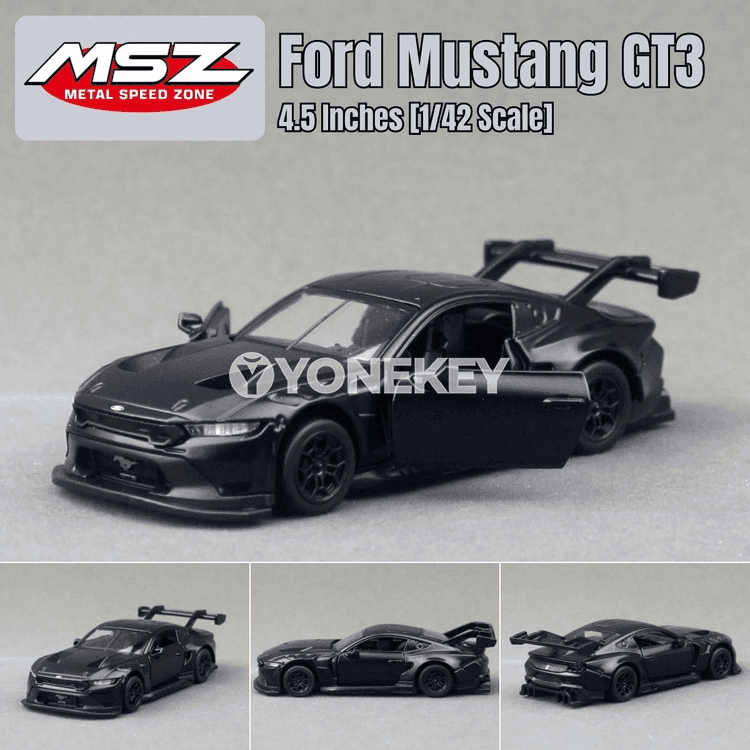 Ford Mustang GT3 1:42 metal model awtoulag oýnawajy