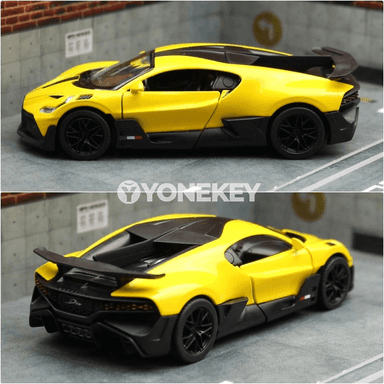 KiNSMART Bugatti Divo 1:38 metal model awtoulag, kolleksiýa üçin