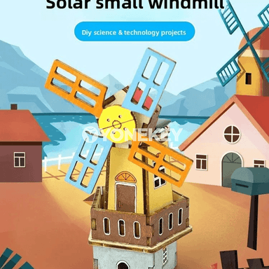 Gün energiýasy bilen işleýän çagalar üçin DIY ylmy tejribe modeli