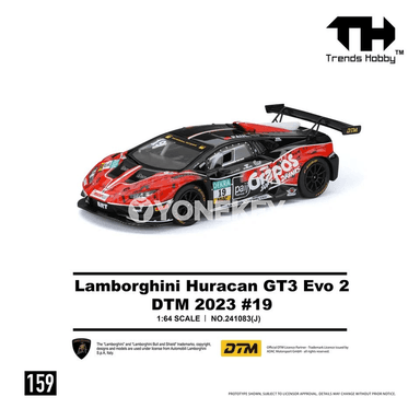 Lamborghini Huracan GT3 EVO2 1:64 model awtoulag, kolleksiýa üçin