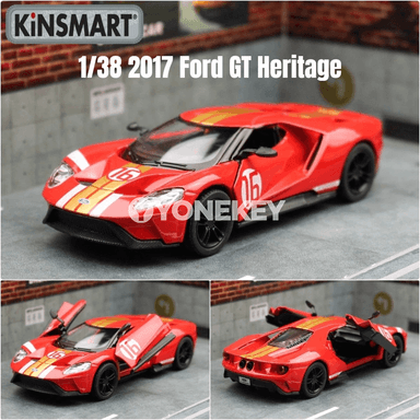 KiNSMART Ford GT 1:38 metal model awtoulag oýunjak