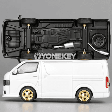 Toyota Hiace H200 metal oýunjak awtoulag, 1:64, kolleksiýa modeli