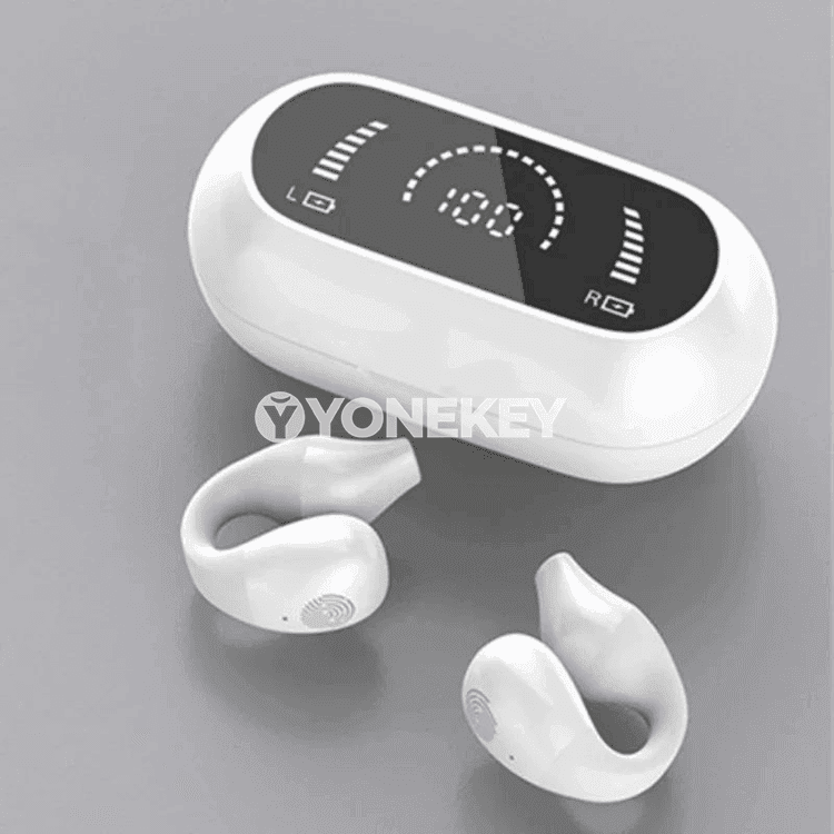 S03 simsiz Bluetooth gulaklyklar, displeýli, mikrofonly