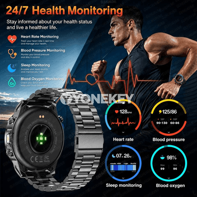 T-RX4 GPS akylly sagat, sport we ýüzmäge laýyk, 850 mAh