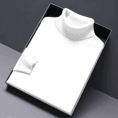 Erkekler üçin ýyly turtlenek switer, ýeňil we rahat gündelik model