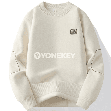 Erkekler üçin ýyly fleece hoodili switer, gündelik köýnek
