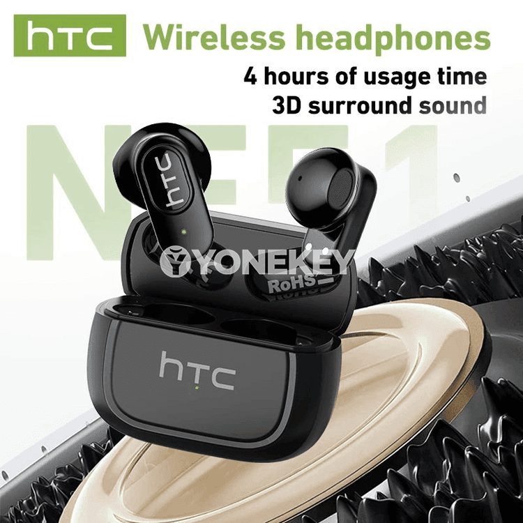 HTC NE51 AI terjimeçi simsiz Bluetooth nauşnikler, ses peseldiji