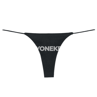 Aýallar üçin pes bel içki geýim, dikişsiz G-string