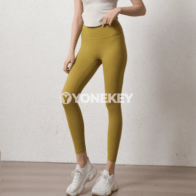 Zenanlar üçin ýokary elastikli sport leggins, ýokary bil, ýoga we fitnes üçin