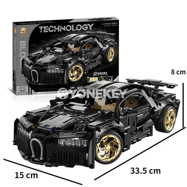 2024 täze tehnologiýaly 1:14 RC superawtoulag gurluşyk modeli, 1154 bölek