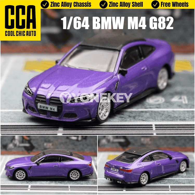 BMW M4 G82 1:64 metal model awtoulag, kolleksiýa we sowgat üçin