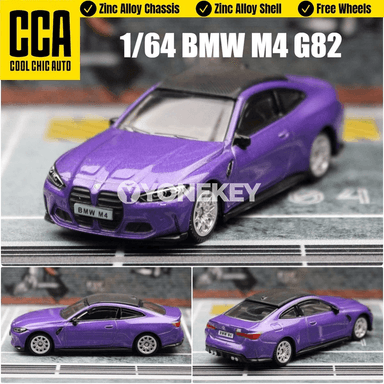 BMW M4 G82 1:64 metal model awtoulag, kolleksiýa we sowgat üçin