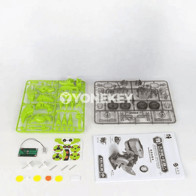 Çagalar üçin gün energiýaly dinozawrly STEM ylmy DIY oýunjak