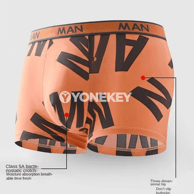 Erkekler üçin 4 bölekli boxer içki balak, L–6XL