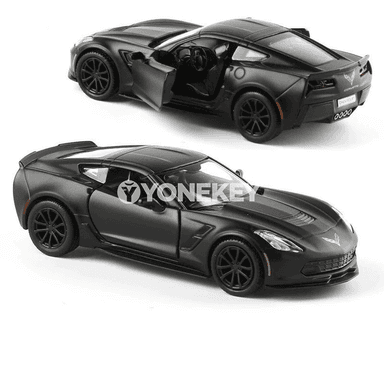 1:36 Chevrolet Corvette Grand Sport C7 metal modeli, kolleksiýa üçin