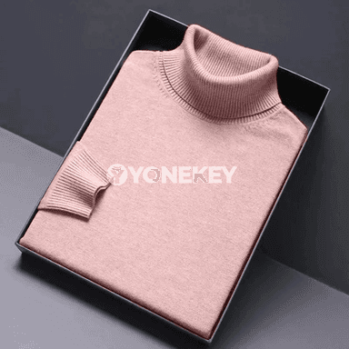 Erkekler üçin ýyly turtlenek switer, ýeňil we rahat gündelik model