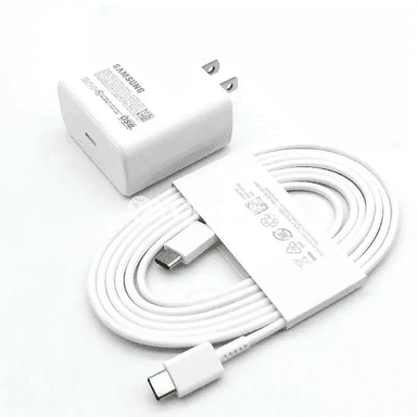 Samsung 45W çalt zarýad beriji adapter, US plug, Type-C kabelli