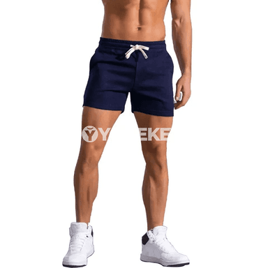 Erkekler üçin ýeňil sport şortikleri, ylgaw we fitnes üçin
