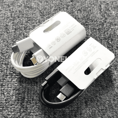Samsung üçin 25W PD çalt zarýad beriji, USB-C kabel bilen