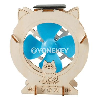 Gün energiýasy bilen işleýän çagalar üçin DIY fan model oýnawaçlary
