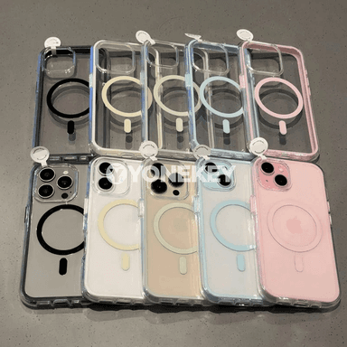 iPhone üçin açyk magsafe kılıf, magnitli, ýeňil we goragly