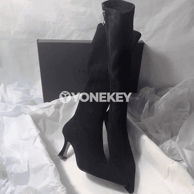 Aýal-gyzlar üçin gyş stiletto topukly zamşa injik ädikler