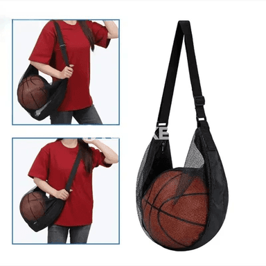 Basketbol üçin tor sumka, fermuarly, ýeňil we amatly