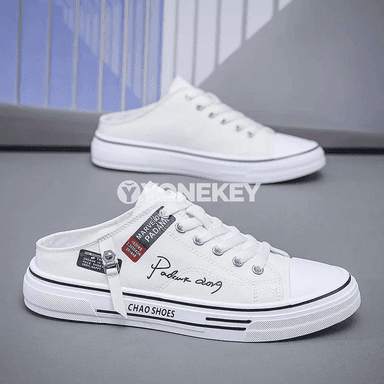 Erkekler üçin ýeňil kanwa gündelik şypbyk köwüşler