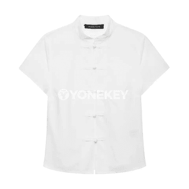 Zenanlar üçin ýeňil ýazlyk slim fit düwünli bluzka