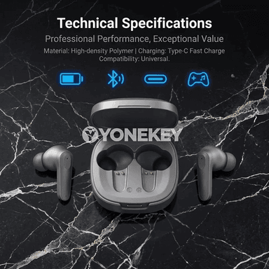 Bluetooth simsiz oýun nauşnikleri, TWS, mikrafonly, HiFi sesli