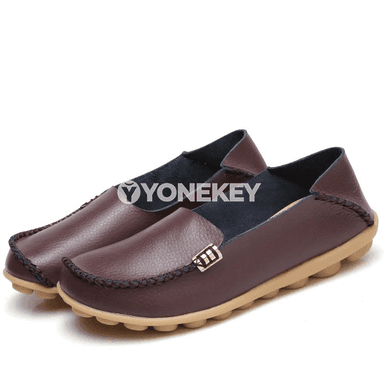 Zenanlar üçin bezegli lakly baletka köwüşleri, ýeňil loafers