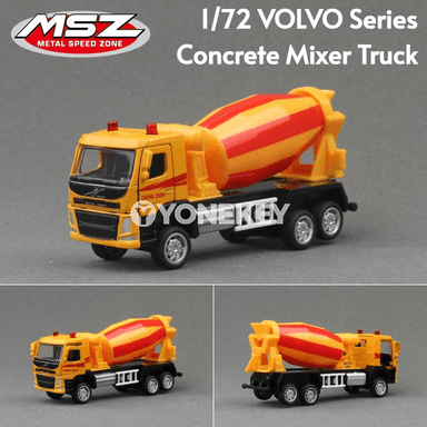 Volvo 1:72 gurluşyk we ýörite hyzmat maşyn modeli, metal kolleksiýa