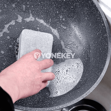 Öý we aşhana üçin iki ýüzli gubka arassalaýjy padler, 5/10/20/30 sany