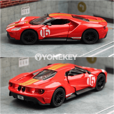 KiNSMART Ford GT 1:38 metal model awtoulag oýunjak