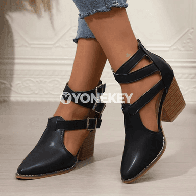 Zenanlar üçin moda ýokary ökjeli sandallar, gündelik rahat aýakgap
