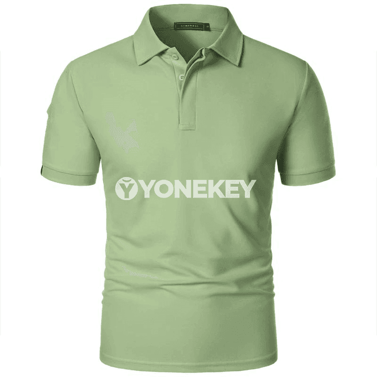 Erkekler üçin ýazky polo futbolka, dem alýan ýeňil sport görnüşli