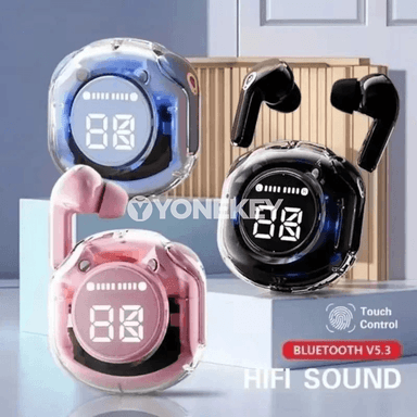 DAMORE T8 simsiz Bluetooth 5.3 nauşnik, sport we oýun üçin