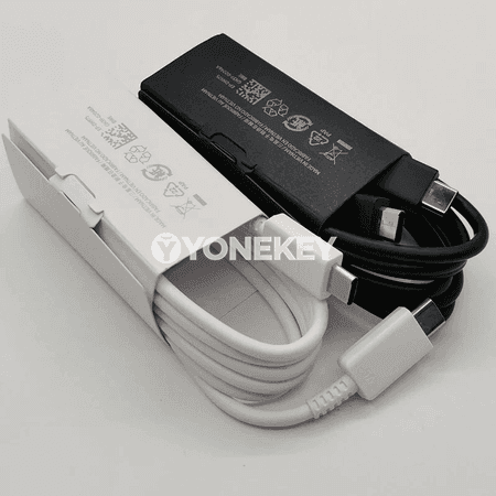 Samsung üçin 45W Super Fast Charge adapteri, Type-C kabel bilen